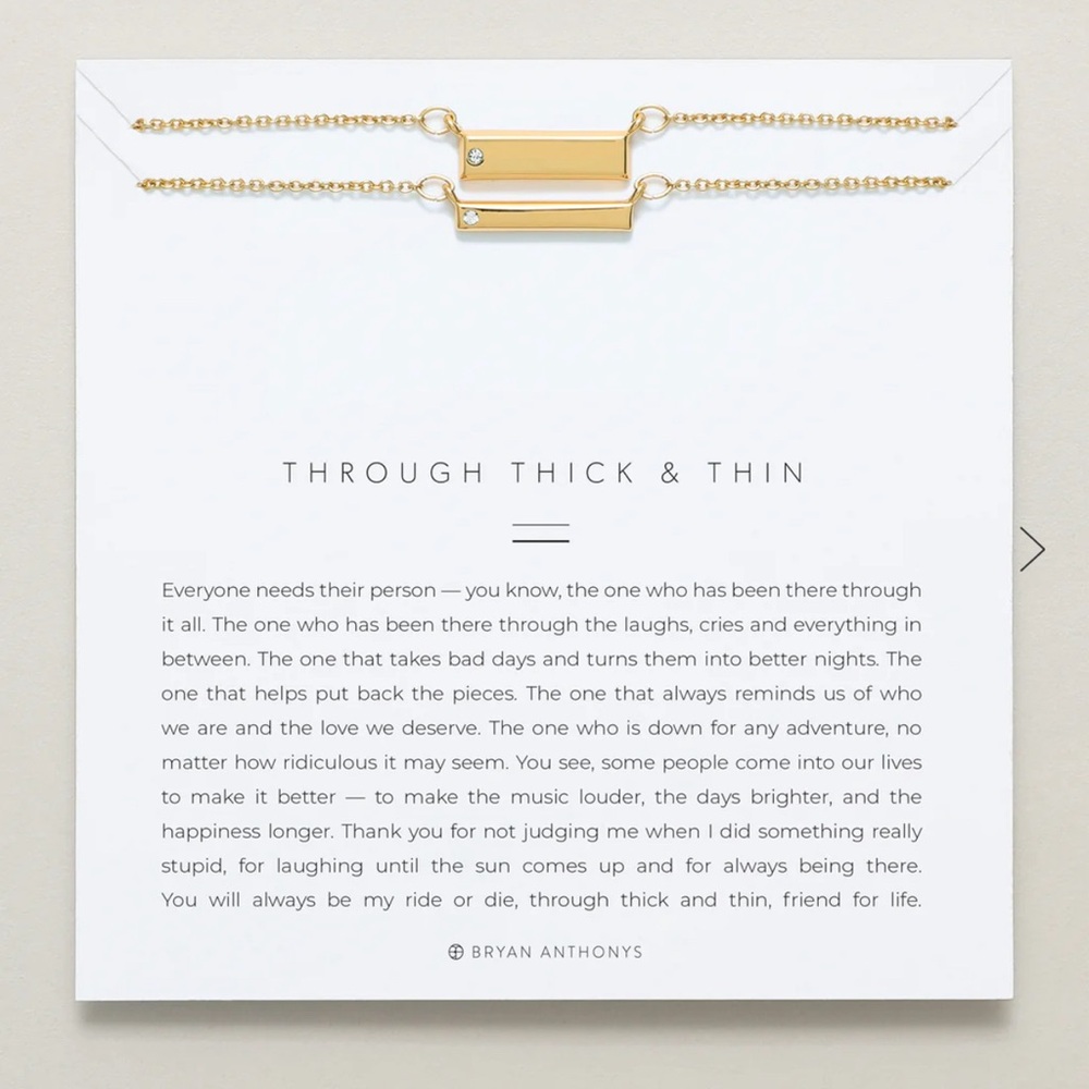 Bryan Anthonys Gold Necklace Set